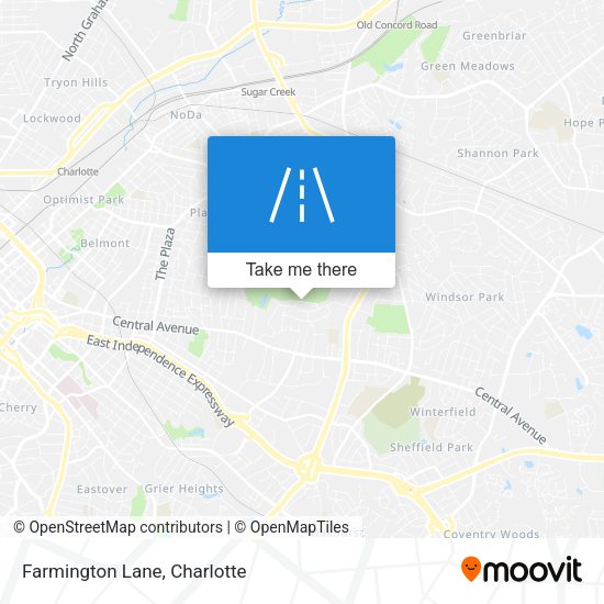 Mapa de Farmington Lane