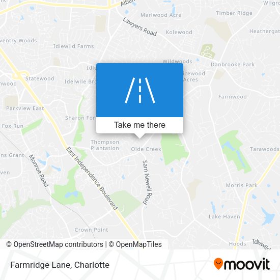 Mapa de Farmridge Lane