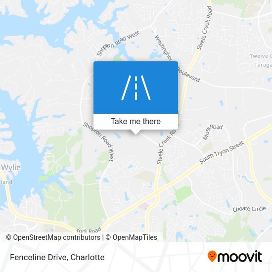 Mapa de Fenceline Drive