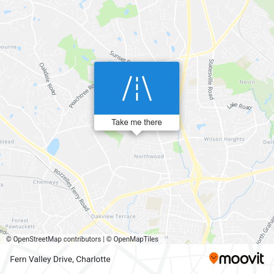 Mapa de Fern Valley Drive