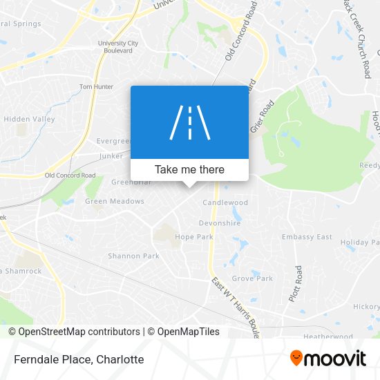Mapa de Ferndale Place