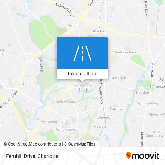 Mapa de Fernhill Drive