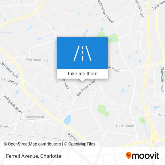Mapa de Ferrell Avenue