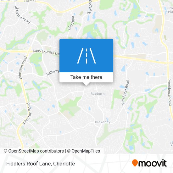 Mapa de Fiddlers Roof Lane