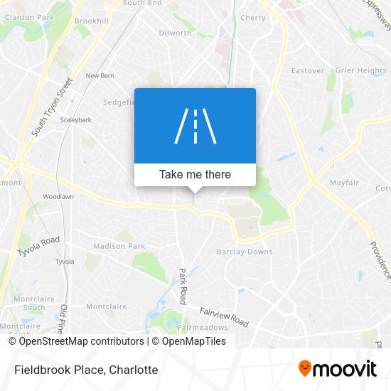 Mapa de Fieldbrook Place
