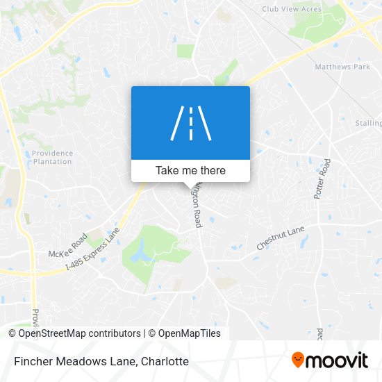 Mapa de Fincher Meadows Lane