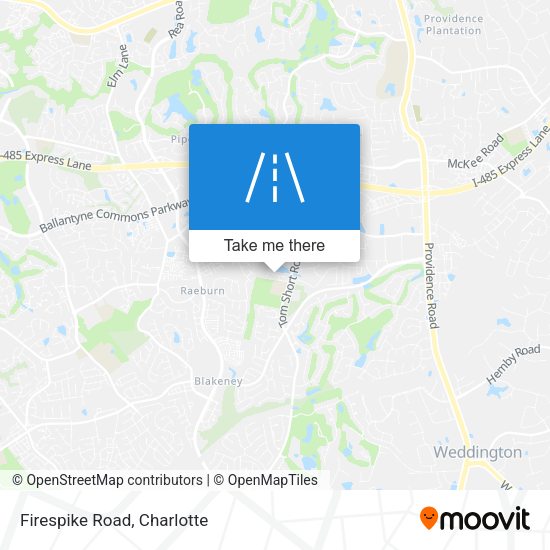 Mapa de Firespike Road