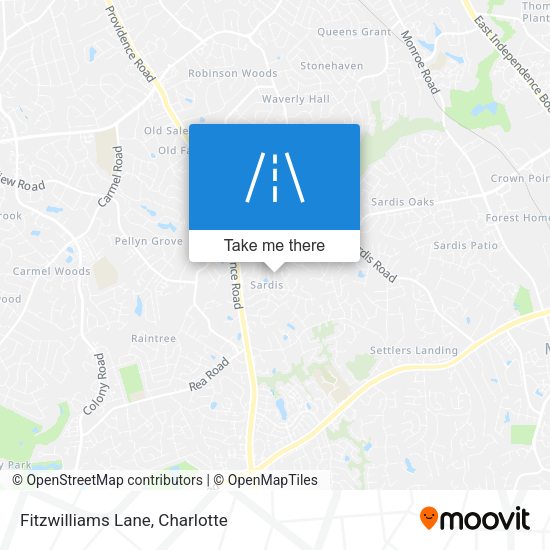 Fitzwilliams Lane map