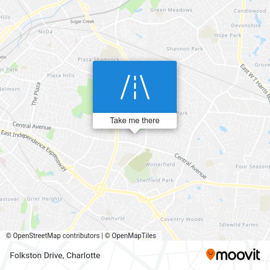 Mapa de Folkston Drive