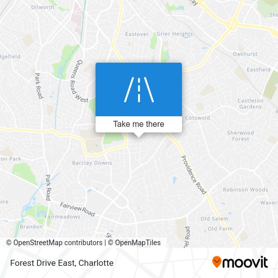 Forest Drive East map