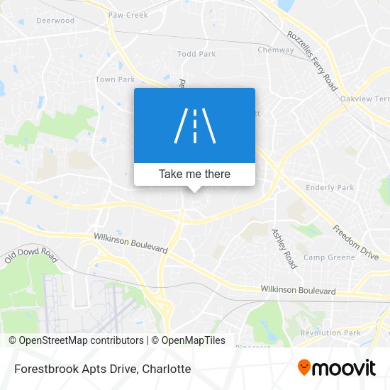 Forestbrook Apts Drive map