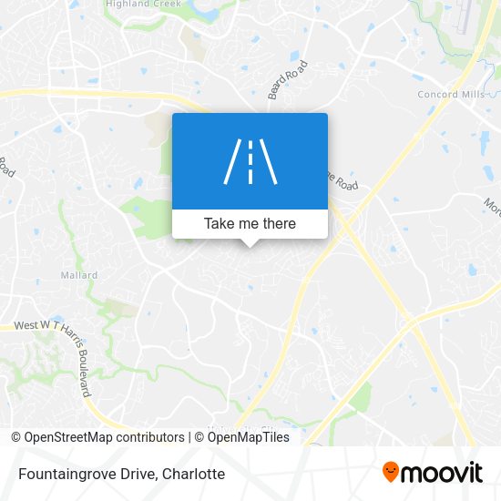Fountaingrove Drive map