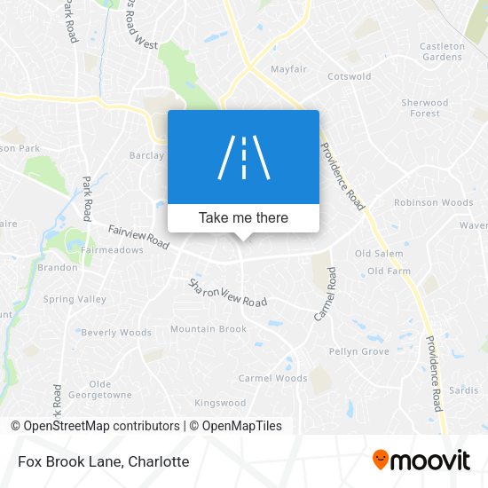 Mapa de Fox Brook Lane