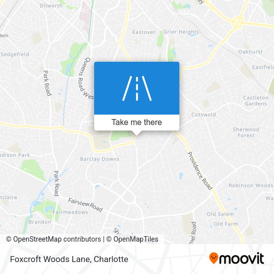 Foxcroft Woods Lane map