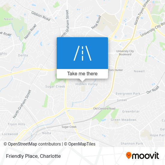 Mapa de Friendly Place
