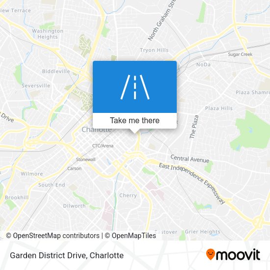 Mapa de Garden District Drive