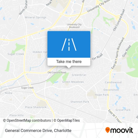 General Commerce Drive map