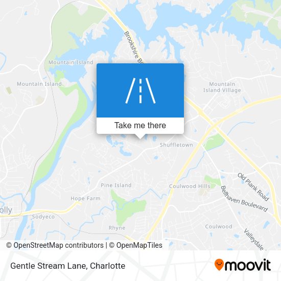 Mapa de Gentle Stream Lane