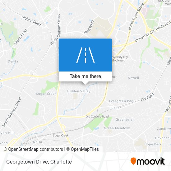 Mapa de Georgetown Drive