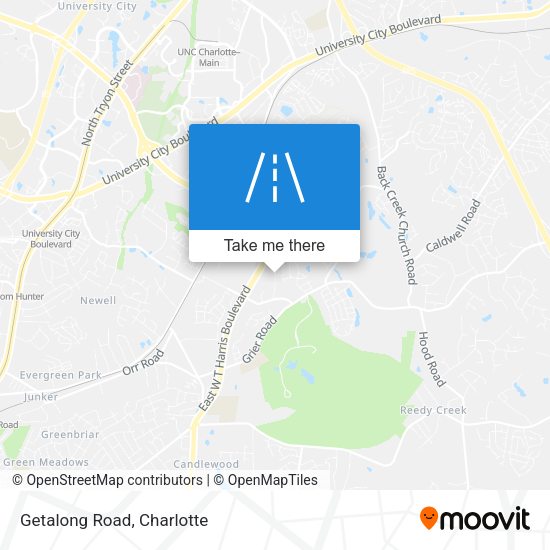 Mapa de Getalong Road