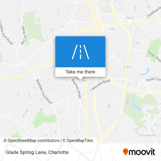 Glade Spring Lane map