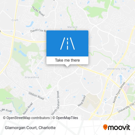 Mapa de Glamorgan Court