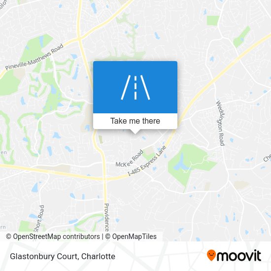 Glastonbury Court map