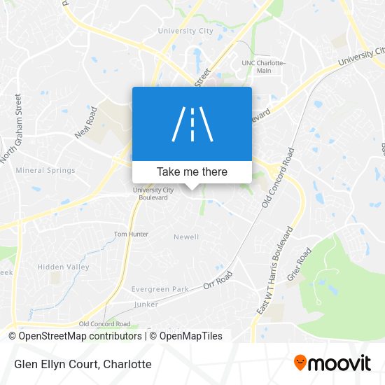 Mapa de Glen Ellyn Court