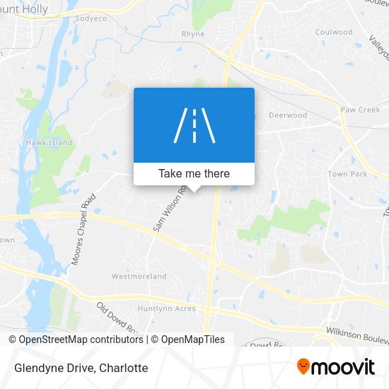 Mapa de Glendyne Drive