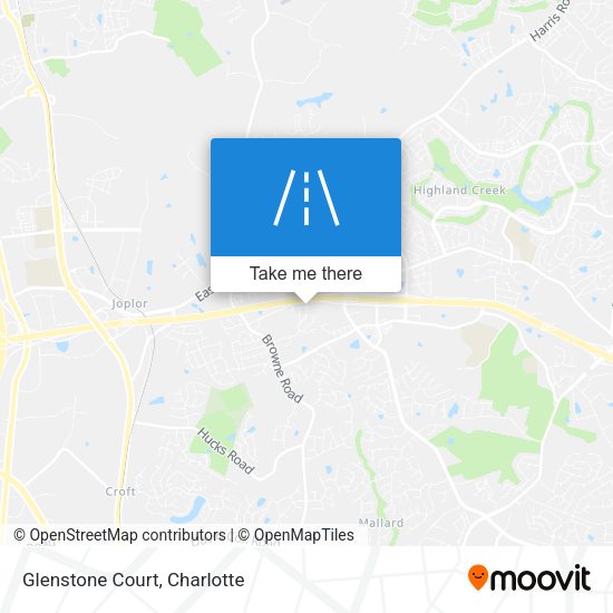 Mapa de Glenstone Court