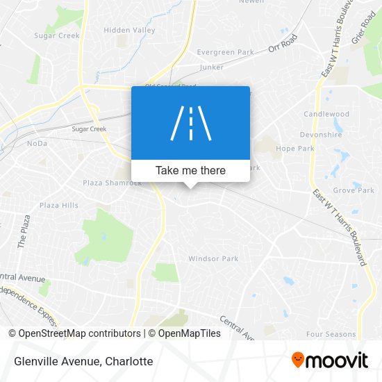 Glenville Avenue map