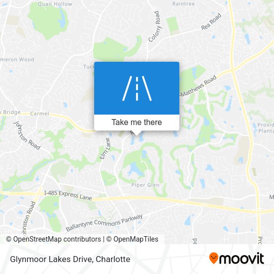 Glynmoor Lakes Drive map