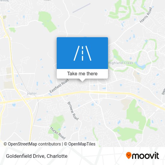 Mapa de Goldenfield Drive