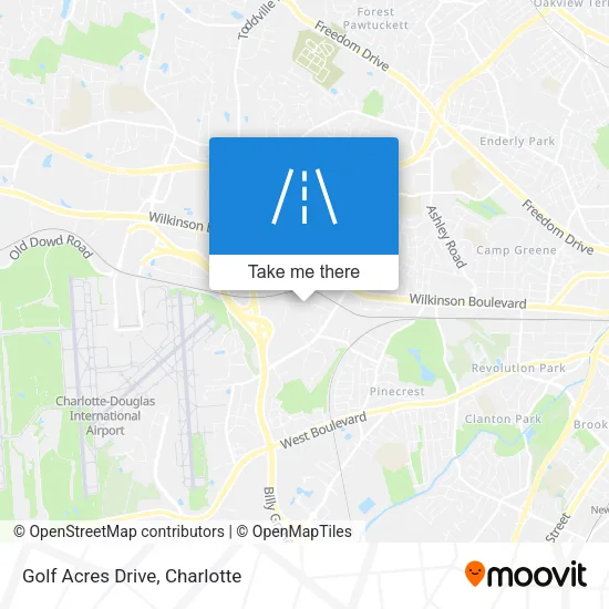 Mapa de Golf Acres Drive