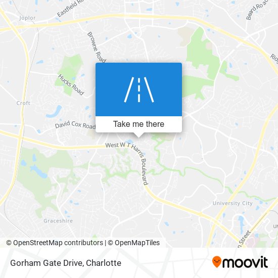 Gorham Gate Drive map