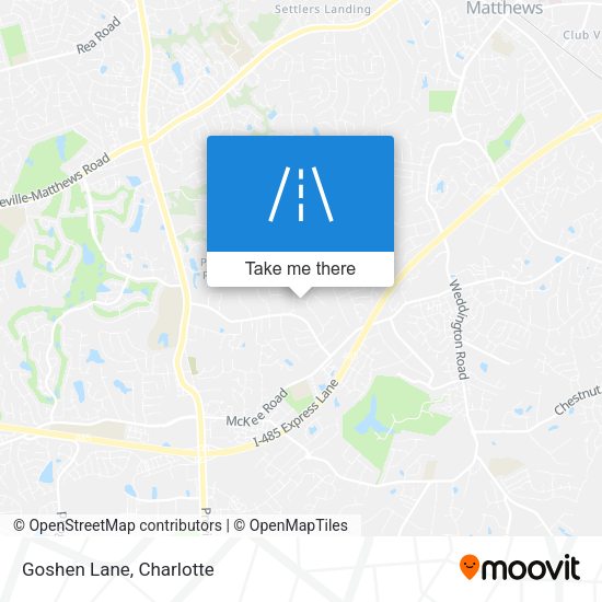 Mapa de Goshen Lane