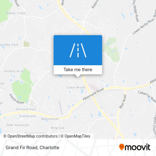 Mapa de Grand Fir Road