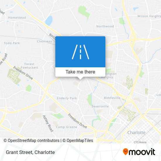 Mapa de Grant Street