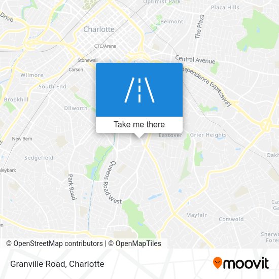 Granville Road map