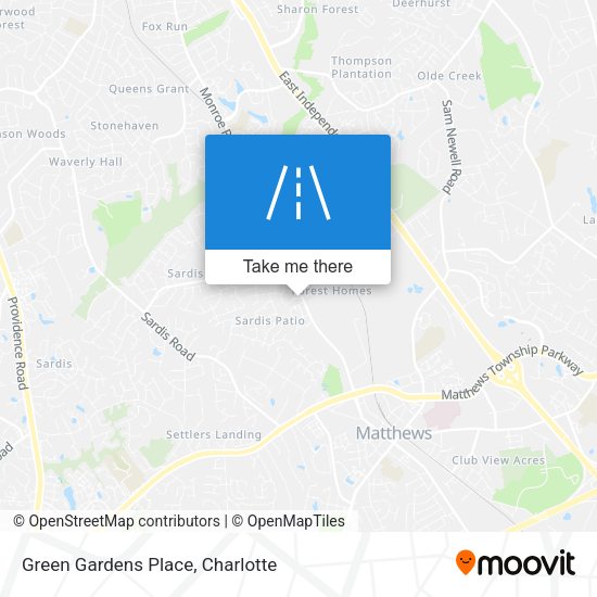 Green Gardens Place map