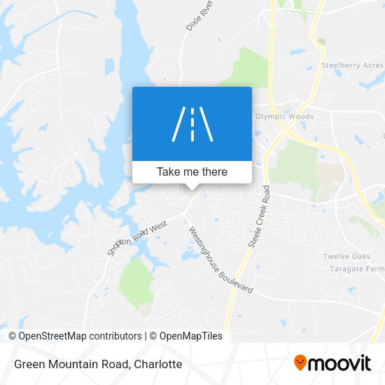 Green Mountain Road map