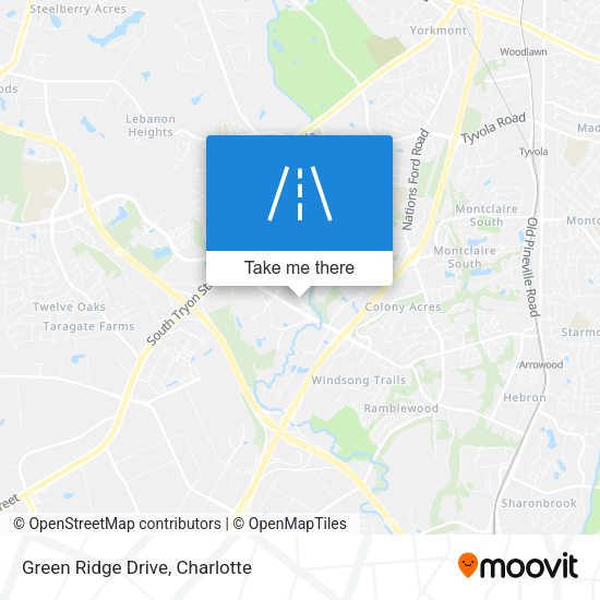 Mapa de Green Ridge Drive