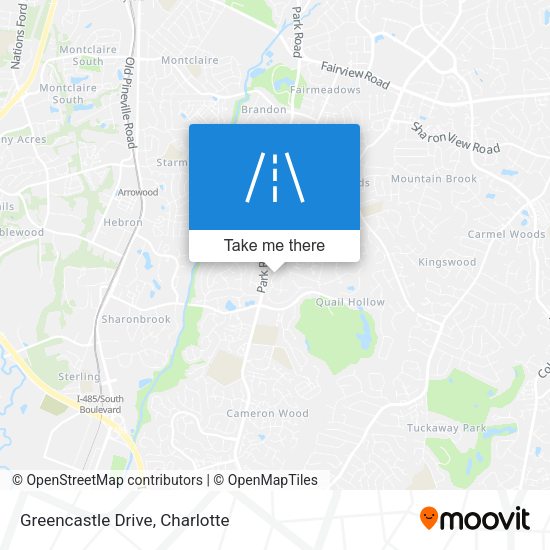 Greencastle Drive map