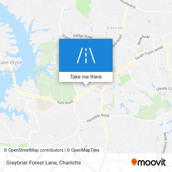 Greybriar Forest Lane map