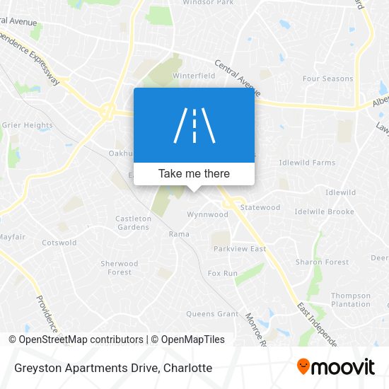 Greyston Apartments Drive map