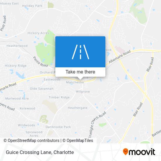 Mapa de Guice Crossing Lane