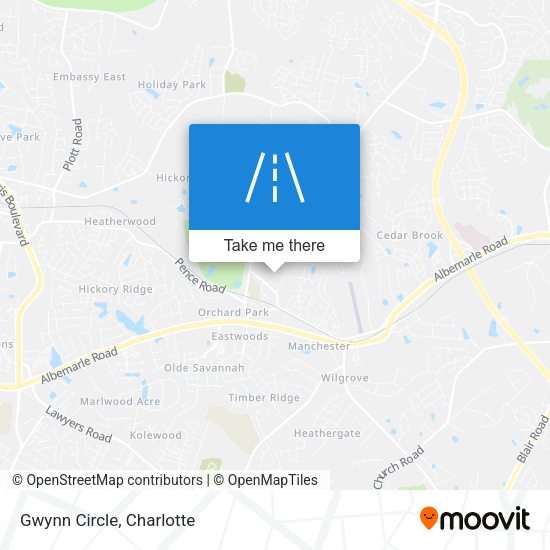 Mapa de Gwynn Circle