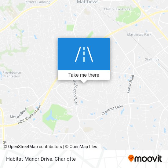 Habitat Manor Drive map