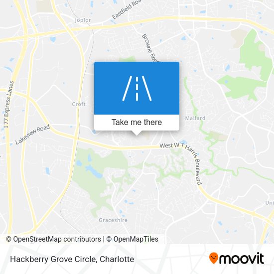 Hackberry Grove Circle map