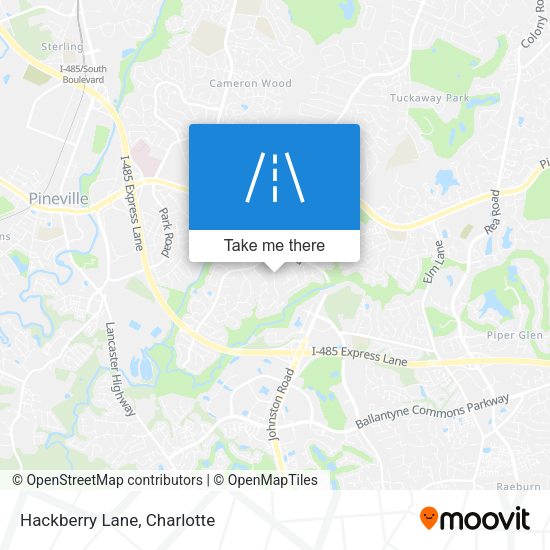 Mapa de Hackberry Lane